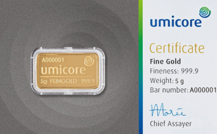 AG UMICORE 5 GRAM