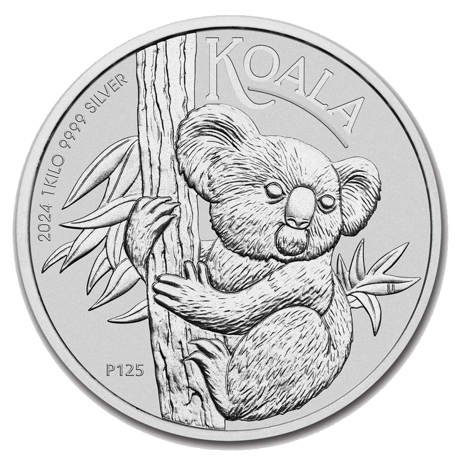 Australian Koala Zilver 1 Kilo BU voorkant