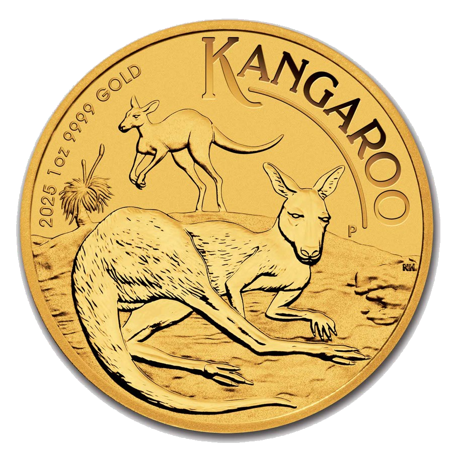 2025 Australia 1 oz Gold Kangaroo BU 1