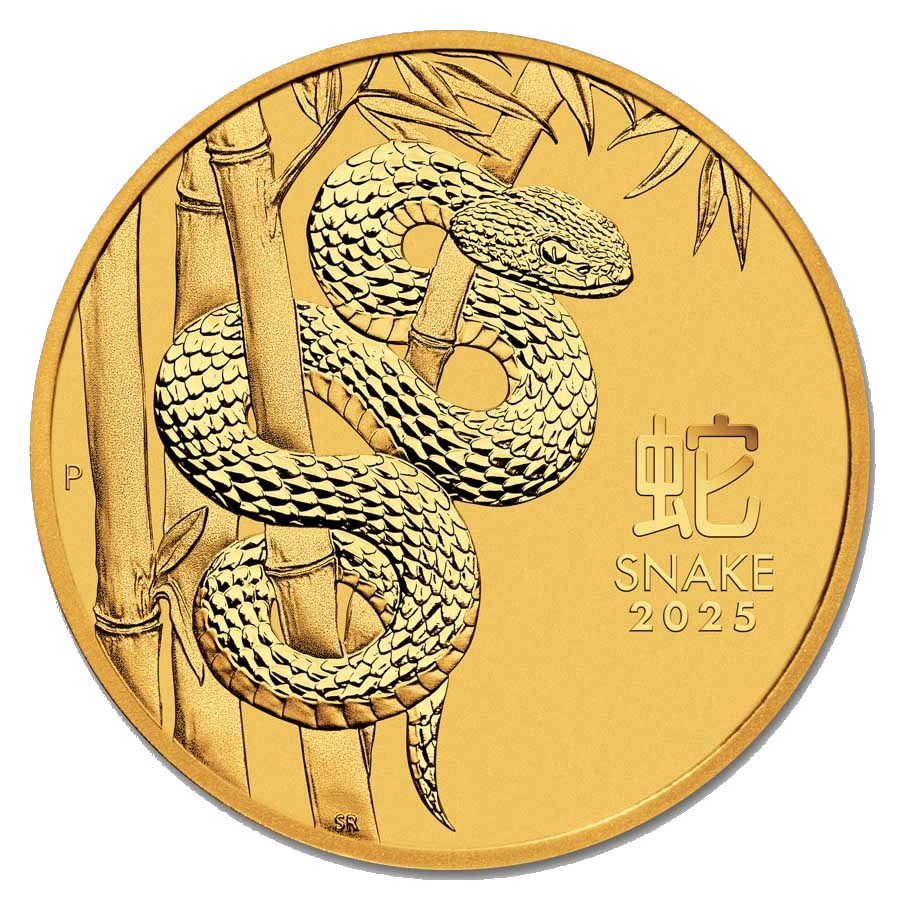 Australian Lunar Snake Goud 1 oz 2025 BU 1