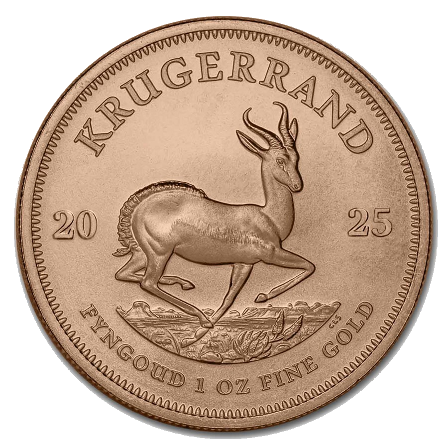 2025 South Africa 1 oz Gold Krugerrand BU 1