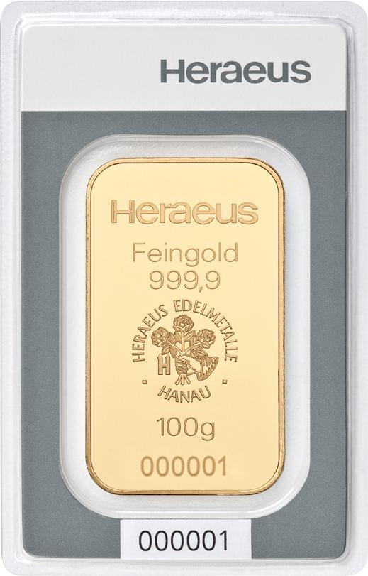 goudbaar heraeus 100 gr 1