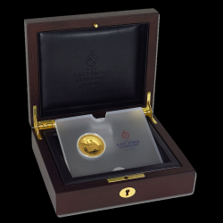 Niue French Trade Dollar 1 toz 2020 PROOF gouden munt in box